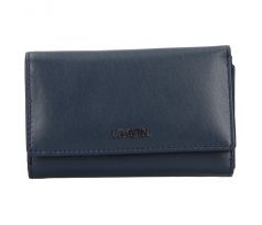 Dámska kožená peňaženka LAGEN BLC/5304/222 - TMAVO MODRÁ - NAVY BLUE