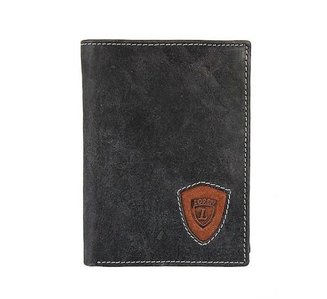 Pánska kožená peňaženka N4-STL čierna
