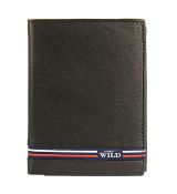 Pánska kožená peňaženka N4-GV čierna