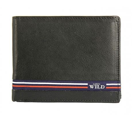 Pánska kožená peňaženka N992-GV čierna