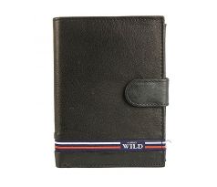Pánska kožená peňaženka N4L-GV čierna
