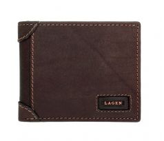 Pánska kožená peňaženka LG-1123 hnedá