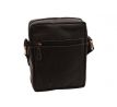 Pánske kožené crossbody tmavohnedý hunter 250586