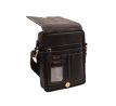 Pánske kožené crossbody tmavohnedý hunter 250586