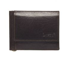 Pánska kožená peňaženka dolárovka  LAGEN 1999/T tmavo hnedá