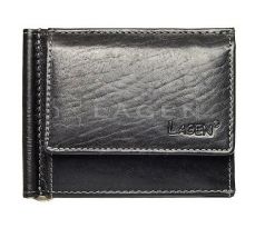 Pánska kožená peňaženka dolárovka LAGEN 1999/T čierna