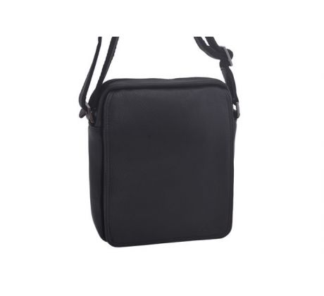 Pánske kožené crossbody čierna nappa 250589