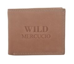 Pánska kožená peňaženka MERCUCIO svetlo hnedá 2911762