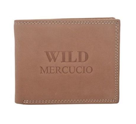 Pánska kožená peňaženka MERCUCIO svetlo hnedá 2911762