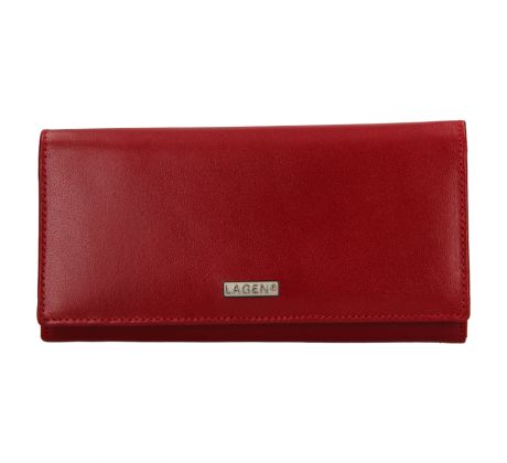 Dámska kožená peňaženka LAGEN červená 50039