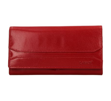 Dámska kožená peňaženka LAGEN W-2025/B, červená