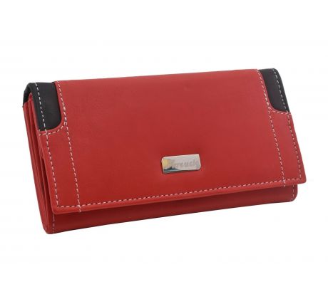 Dámska kožená peňaženka MERCUCIO červená/čierna 2311803