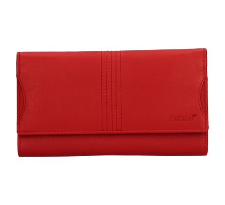 Dámska kožená peňaženka LAGEN BLC/4735 - ČERVENÁ - RED