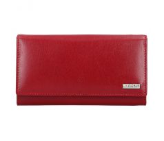 Dámska kožená peňaženka LAGEN 3737 - ČERVENÁ - RED