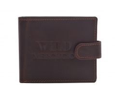 Pánska kožená peňaženka MERCUCIO tmavo hnedá 2911774