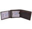 Pánska kožená peňaženka RFID MERCUCIO tmavohnedá 2911762