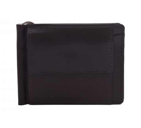 Pánska kožená peňaženka dolárovka MERCUCIO hnedá 3311421