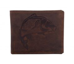 Pánska kožená peňaženka MERCUCIO svetlohnedá embos kapor vektor 2911908