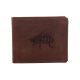 Pánska kožená peňaženka MERCUCIO svetlohnedá vzor 14 včela 2911908