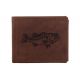 Pánska kožená peňaženka MERCUCIO svetlohnedá vzor 17 zubáč 2911908