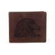 Pánska kožená peňaženka MERCUCIO svetlohnedá vzor 19 orol 2911908
