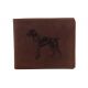 Pánska kožená peňaženka MERCUCIO svetlohnedá vzor 22 poľovnícky pes 2911908