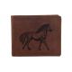 Pánska kožená peňaženka MERCUCIO svetlohnedá vzor 23 kôň celý 2911908