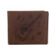 Pánska kožená peňaženka MERCUCIO svetlohnedá vzor 40 gitara 2911908