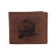 Pánska kožená peňaženka MERCUCIO svetlohnedá vzor 47 kapor hlava 2911908