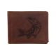 Pánska kožená peňaženka MERCUCIO svetlohnedá vzor 52 šťuka 2911908