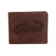 Pánska kožená peňaženka MERCUCIO svetlohnedá vzor 6 sumec celý 2911908