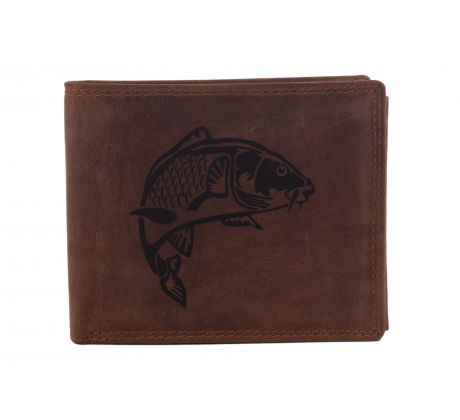Pánska kožená peňaženka MERCUCIO svetlohnedá vzor 33 kapor 2911908