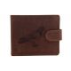 Pánska kožená peňaženka MERCUCIO svetlohnedá vzor 15 holub 2911906