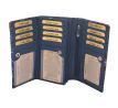 Dámska kožená  peňaženka RFID MERCUCIO modrá 4511835