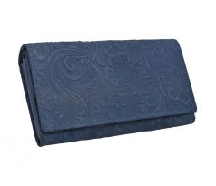 Dámska kožená peňaženka RFID MERCUCIO modrá 4210643