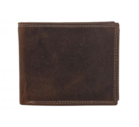 Pánska kožená  peňaženka MERCUCIO tmavý tan (bez loga) 2911911