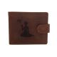 Pánska kožená peňaženka MERCUCIO svetlohnedá vzor 35 znamenie panna 2911906
