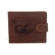 Pánska kožená peňaženka MERCUCIO svetlohnedá vzor 35 znamenie škorpión 2911906