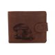 Pánska kožená peňaženka MERCUCIO svetlohnedá vzor 74 huby 2911906