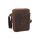 Pánske kožené crossbody tmavohnedý hunter V 250586