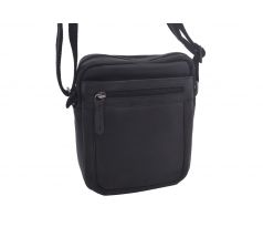 Pánske kožené crossbody čierna nappa 250587