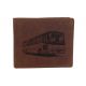 Pánska kožená peňaženka MERCUCIO svetlohnedá vzor 53 autobus 2911908