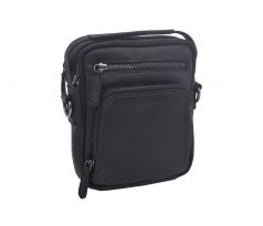 Pánske kožené crossbody čierna nappa 250904