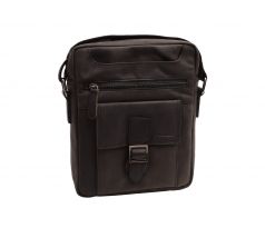 Pánske kožené crossbody čierny hunter 250860