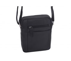 Pánske kožené crossbody čierna nappa 250840