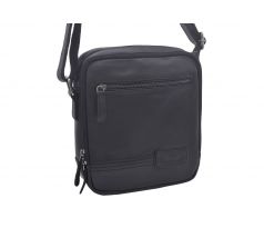 Pánske kožené crossbody čierna nappa 250854