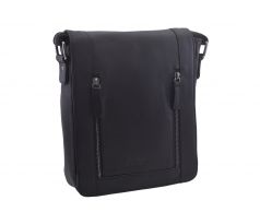 Pánske kožené crossbody čierna nappa 250836