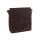 Pánske kožené crossbody tmavohnedá 250910
