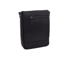 Pánske kožené crossbody čierna nappa 250908