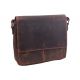 Pánske kožené crossbody tmavohnedý hunter 250911